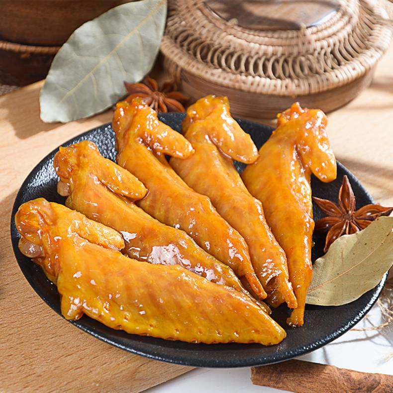 千百度掌上功夫香卤火鸡翅膀大鸡鸡翅鸡肉零食鸡肉零食