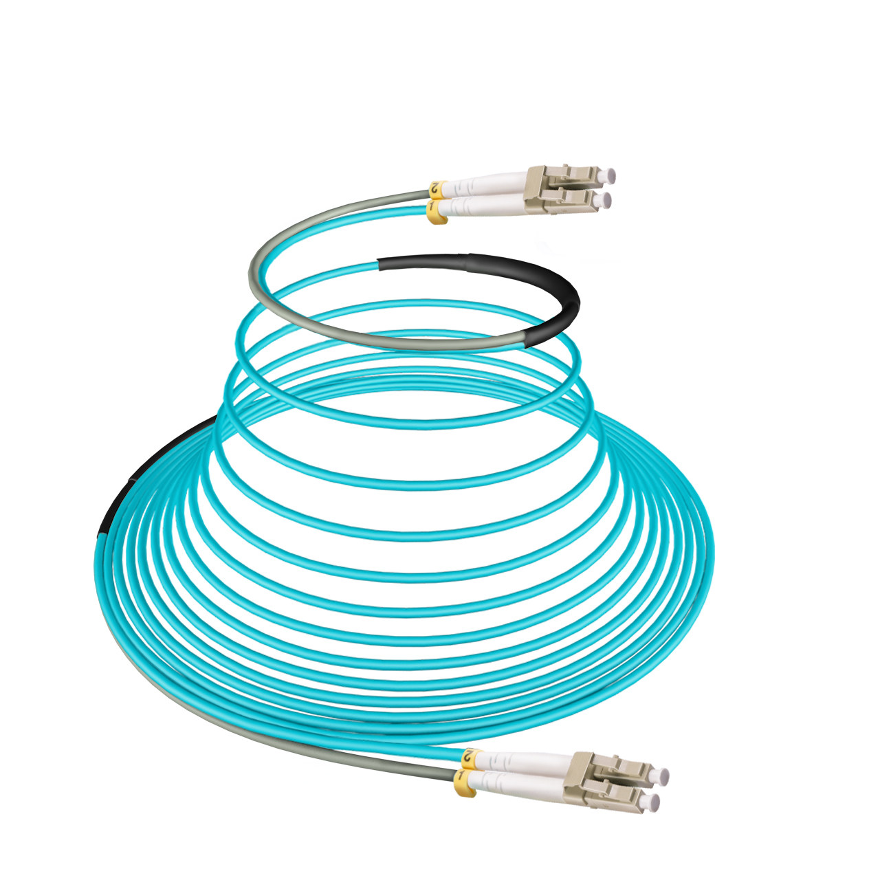 博雅诺铠装万兆尾纤lclc单模多模光纤跳线双芯电信光纤跳线