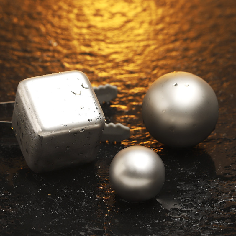 速冻抖音冰酒冰镇石冰镇降温饮料冰粒威士忌金属冰夹