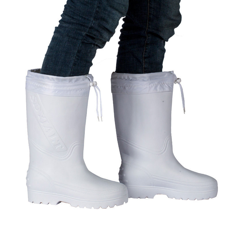 防滑水鞋eva泡沫男女雨鞋水靴高筒耐防水保暖雨鞋