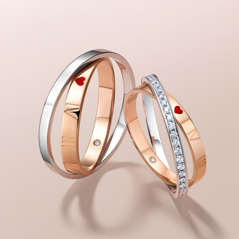dr求婚正品金正品18k情侣戒指red钻石结婚手饰
