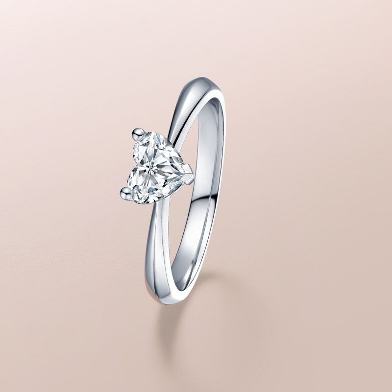 drmyheart系列心相求婚钻戒结婚心形钻石手饰