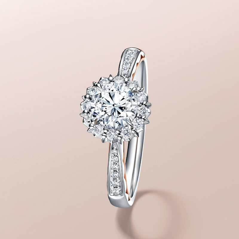 drlovepalace系列真爱礼堂华美求婚钻戒钻石戒指官方旗舰店正品