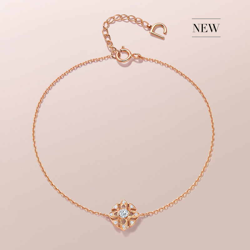 drlovepalace系列唯爱之光手链定制18k金送手饰