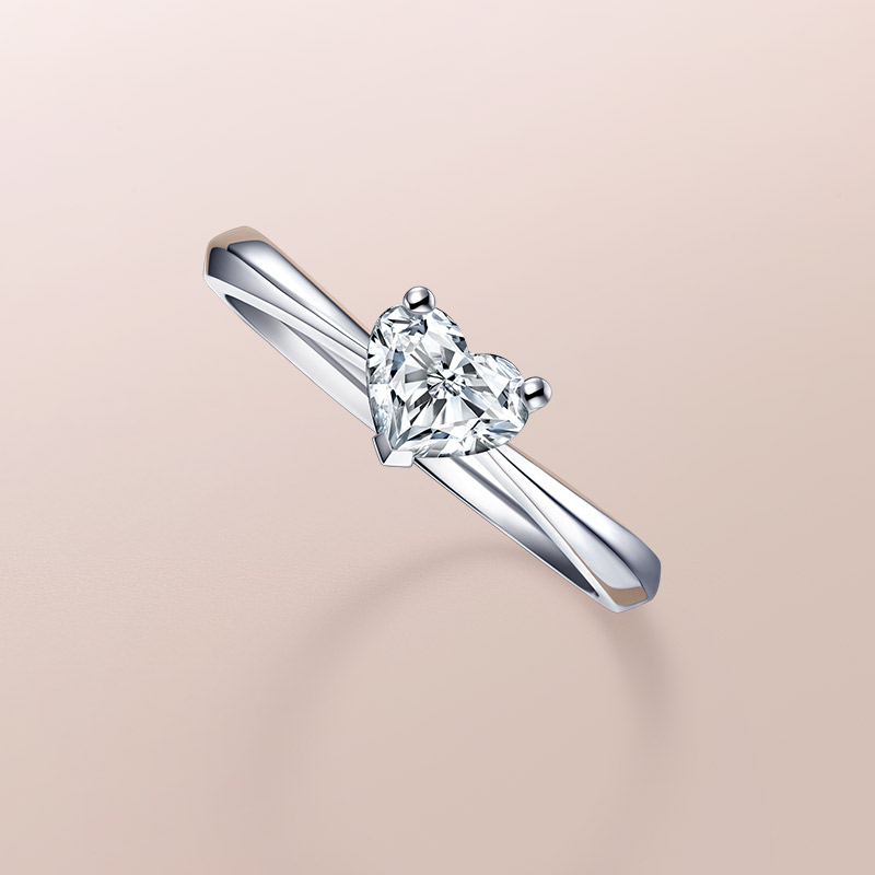 drmyheart系列心相求婚钻戒结婚心形钻石手饰