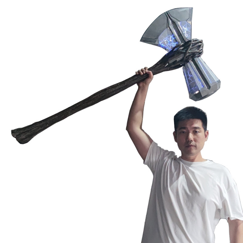 hcmy未开模型武器金属雷神之锤复联战斧暴风索尔cosplay配件