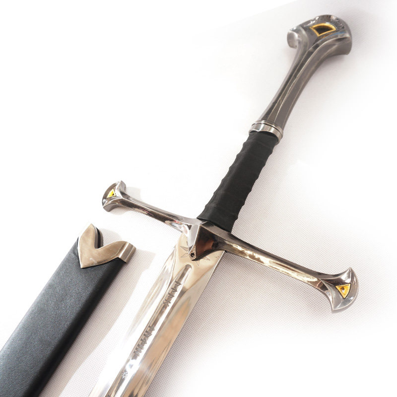 hcmy文版未开模型周边金属阿拉贡魔戒圣剑西尔游戏