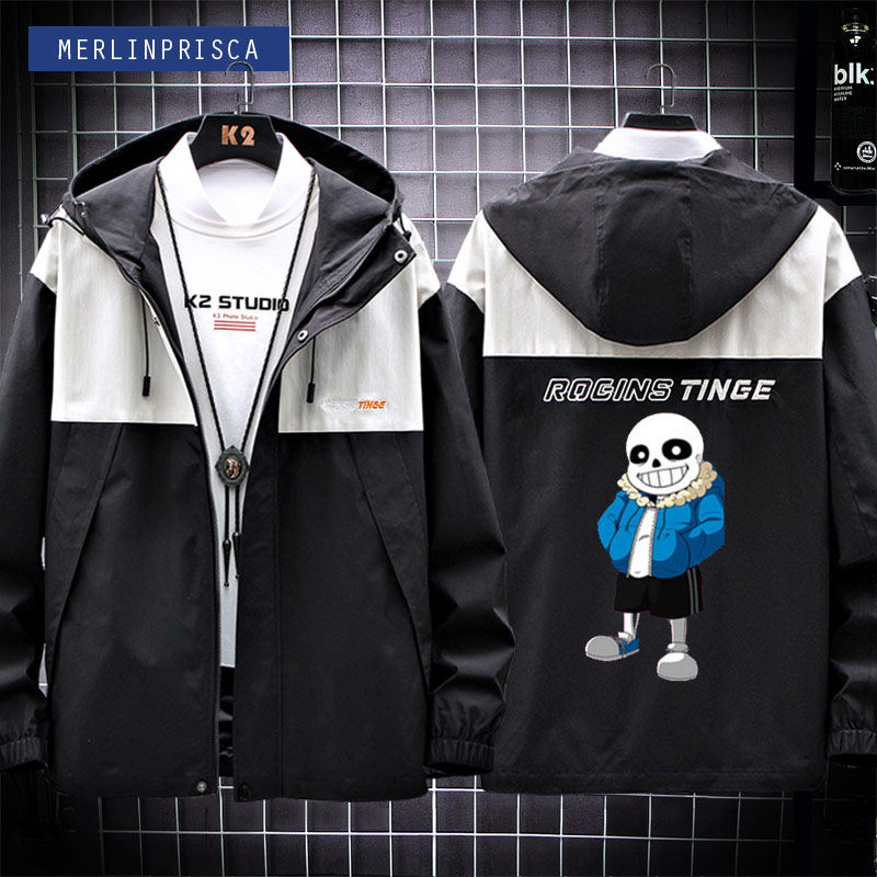 游戏传说之下undertale周边sans审判男女青少年夹克卫衣