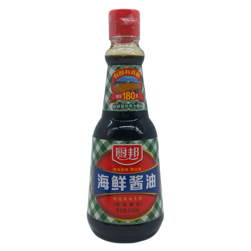 厨邦海鲜酱油410ml特级鲜味生抽红烧寿司火锅酱油