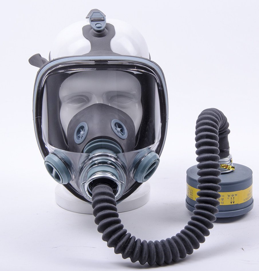 防毒面具防护面罩化工气体喷漆防农药实验室双箭龙隔离农药面罩