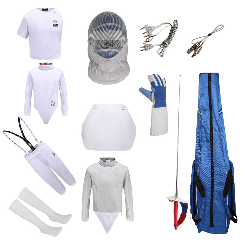 套装击剑佩剑器材儿童成人男女初学者12件cfa佩剑套装