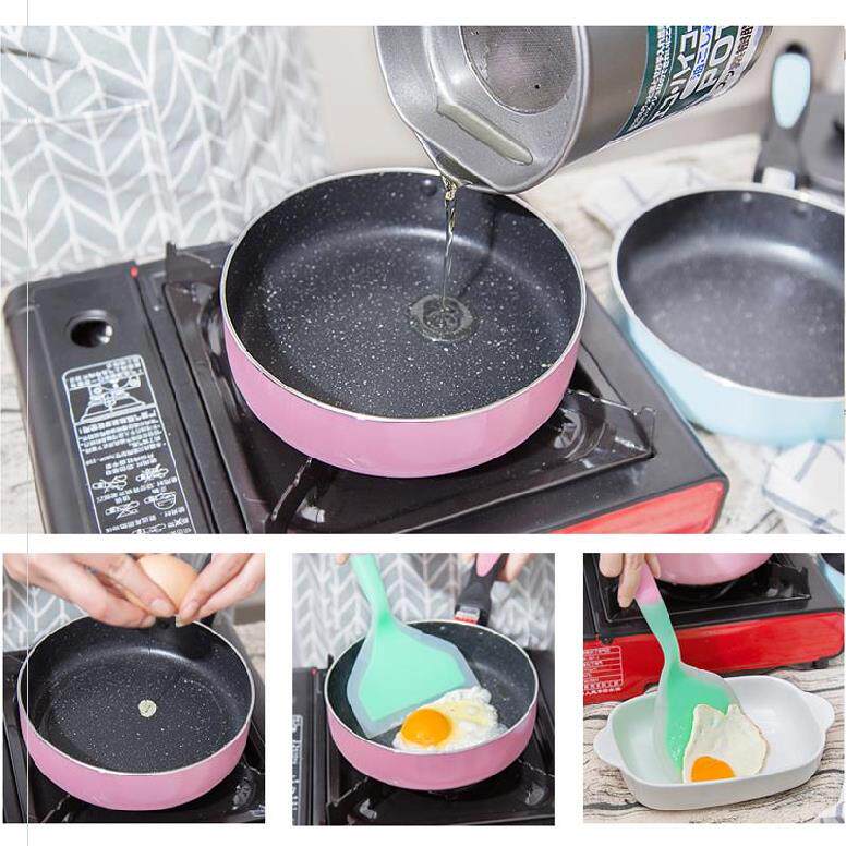 户外煎锅便携温馨平底不粘锅20cm牛肉电磁炉小锅煎锅