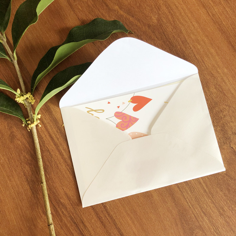 生日韩国创意高档烫金生日贺卡信封生日卡卡片带信贺卡