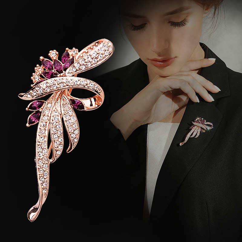 胸针ins个性高档奢华女士胸花别针百搭大气胸针