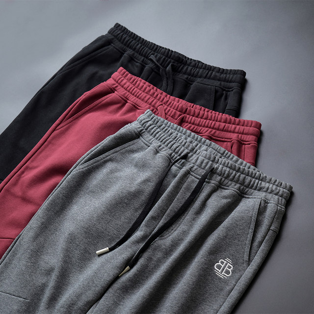 Pure cotton sports pants men's trousers 2020 new tide autumn pants men's casual trousers men's heavy weapon tide Pure cotton sports pants men's trousers 2020 new tide autumn pants men's casual trousers men's heavy weapon tide
