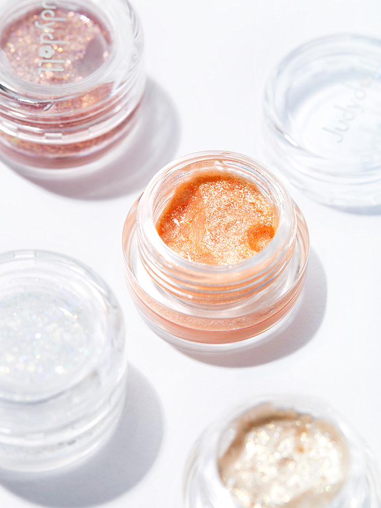 judydoll橘朵晶灿啫喱亮片眼影膏珠光亮闪金葱土豆泥l214奶油冰沙