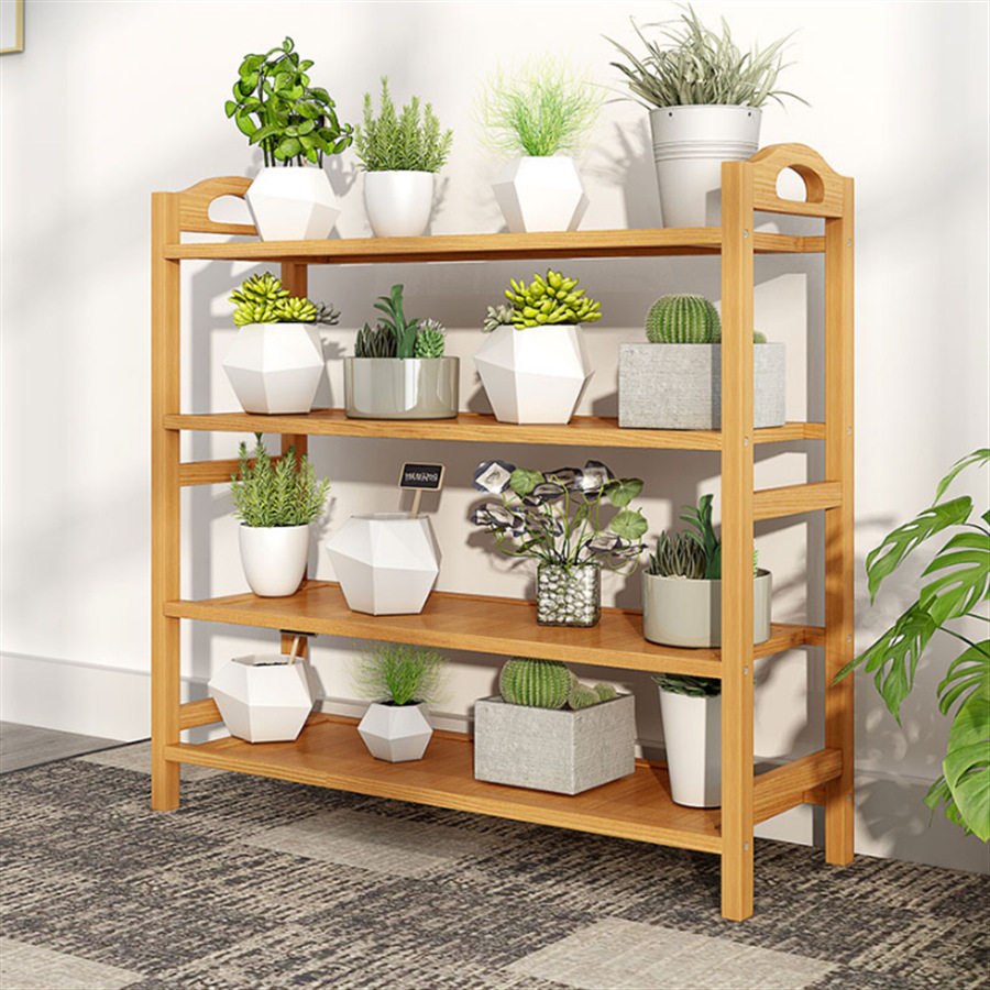 鞋柜新疆包邮实木鞋架阳台花架多层宿舍多功能整理架