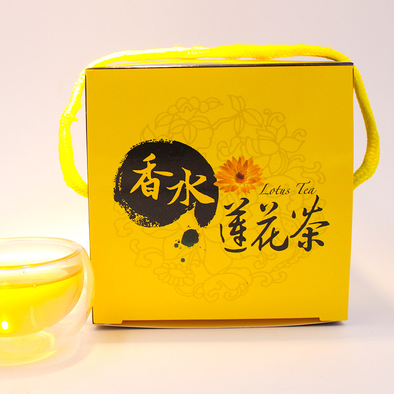特级台湾正宗九品观音香水莲花茶养生送礼礼品特大朵莲花茶65克罐