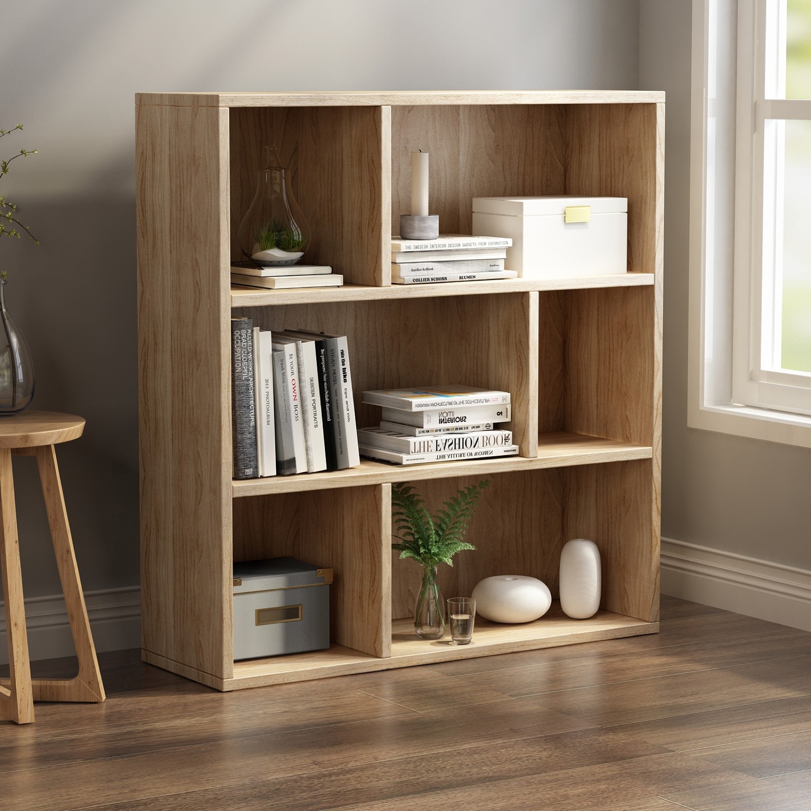 书架实木桌面飘窗收纳多层好书书柜创意简约书架