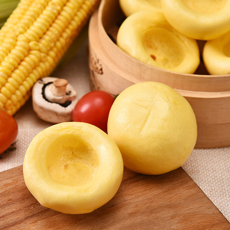 玉米点心速食饭店粗粮面点冷冻速冻食品早餐包杂粮包点