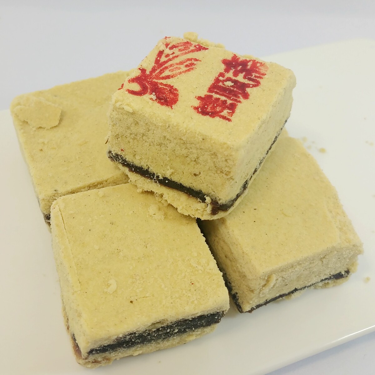 2斤包邮天津特产清真顺斋传统糕点绿豆500g传统中式糕点
