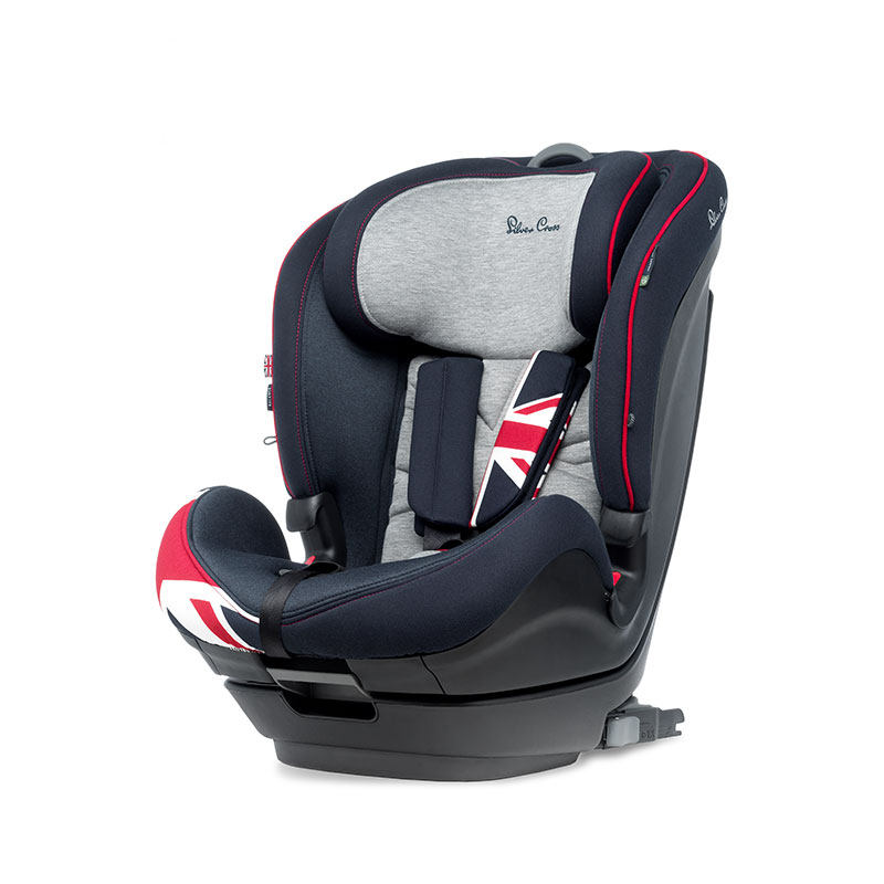 英国silvercross汽车安全座椅儿童儿童车车载9个月12岁汽车座椅