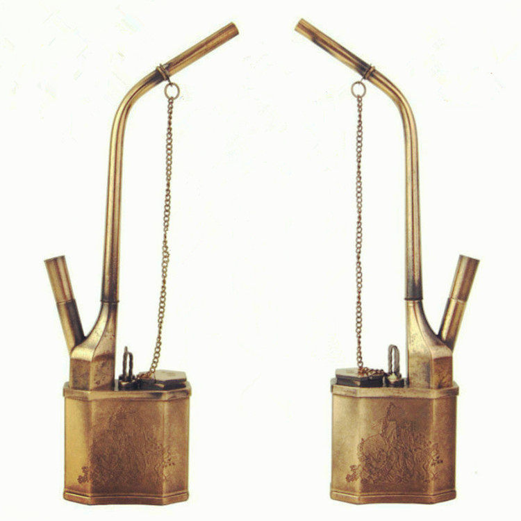 水烟金泰纯铜水烟袋烟斗烟壶水烟筒旱烟袋复古老式烟斗