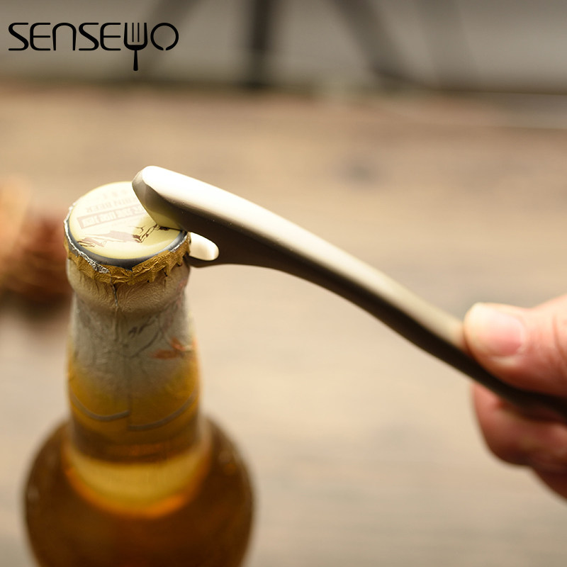 啤酒senseyo创意开瓶器专用个性起子家用启瓶不锈钢开瓶器