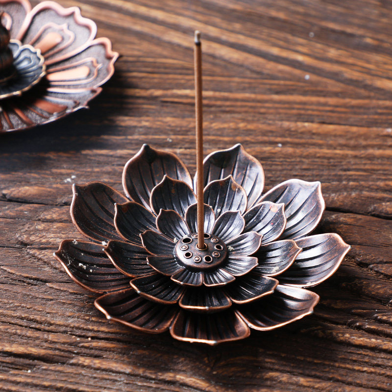 香炉线香熏香香檀家用室内便携香座香托仿古香薰炉