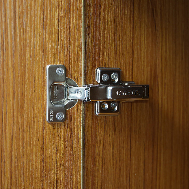 铰链玛丽不锈钢液压阻尼橱柜衣柜柜门缓冲合页铰链