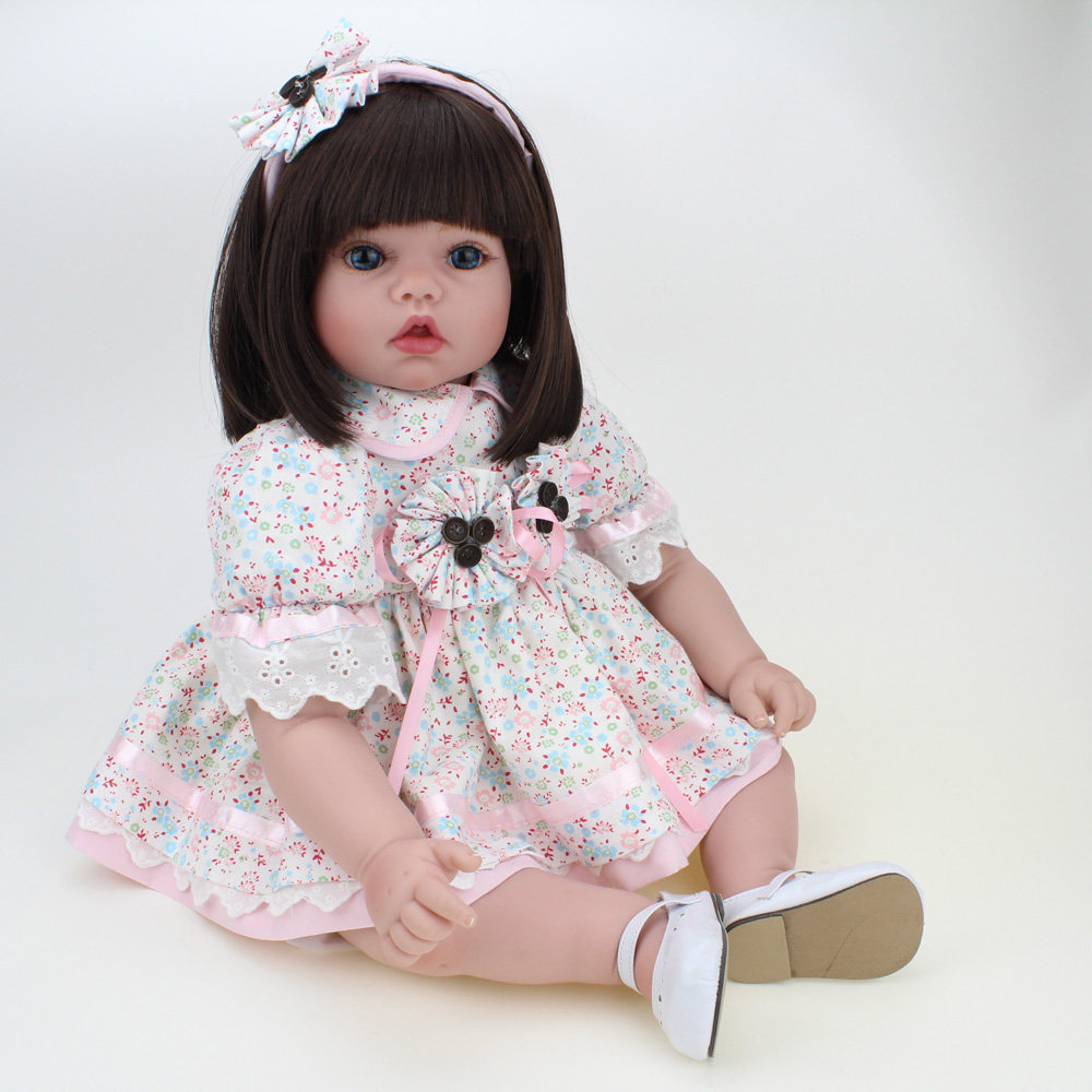 仿真重生婴儿短发baby换装陪睡洋娃娃儿童玩具女孩娃娃