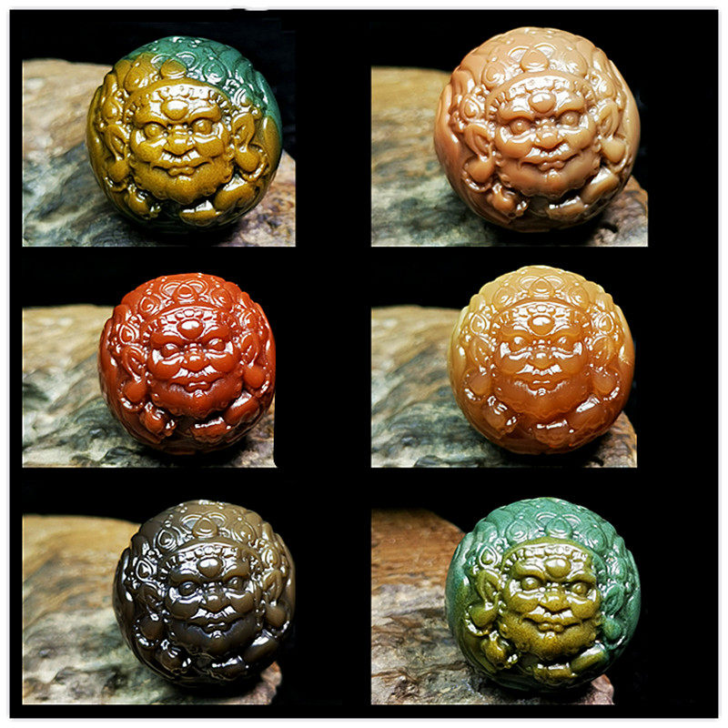 天然金刚配饰宝石文玩手串新月菩提单珠阿拉善其他diy饰品配件