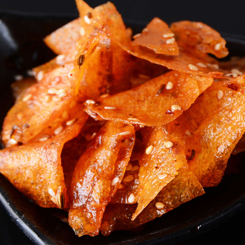 长寿街脆豆皮湖南特产香豆干麻辣零食辣条美食小吃散装批发500g