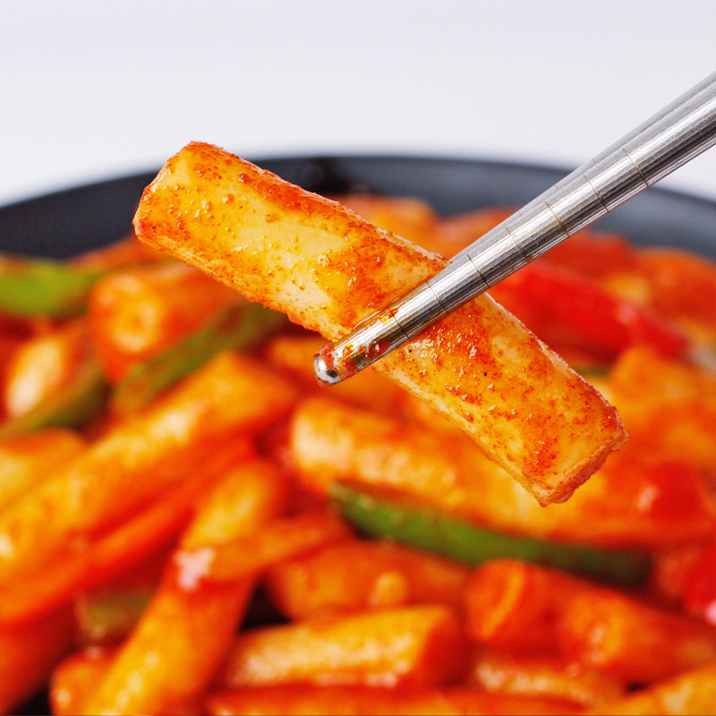 韩式炒年糕 风味辣炒年糕韩国部队火锅速食年糕条送酱包3袋包邮