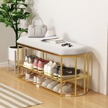 Changing shoes stool doorway Home Sitting Style Shoes Stool in the door stool Entrance Stool in the family Shoe cabinet Stool Integrated Soft Bag Cushion Shoe Rack