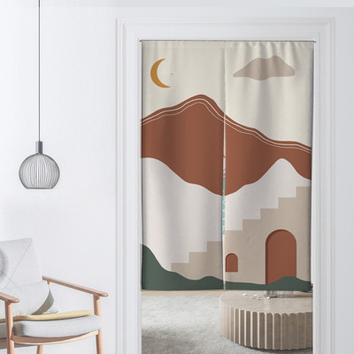 现代北欧轻奢装饰门帘家用卧室卫生间厨房油烟门帘