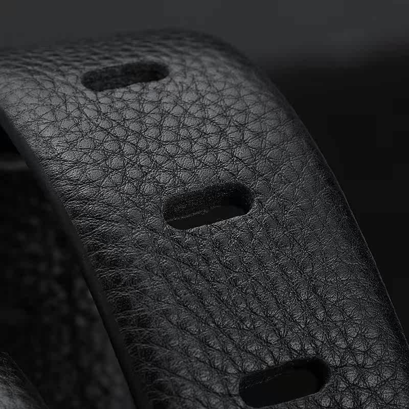 库奇品牌皮带男真皮男士休闲针扣腰带年轻人百搭纯牛皮青年裤带潮