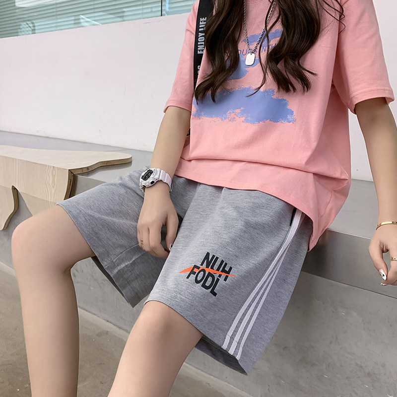 体育中考专用运动裤女初三跑步考试夏季短裤休闲裤