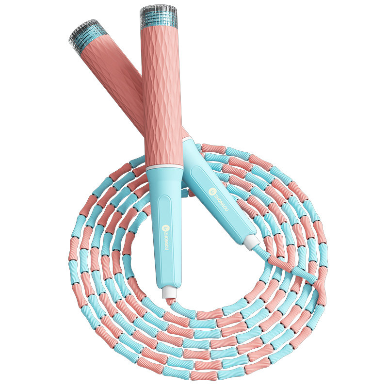 中欧竹节跳绳儿童小学生专用幼儿园大班初学绳子跳绳