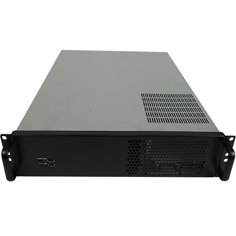 2u工控机箱机架式550短atx大板8个硬盘位卧式工业电脑服务器外壳