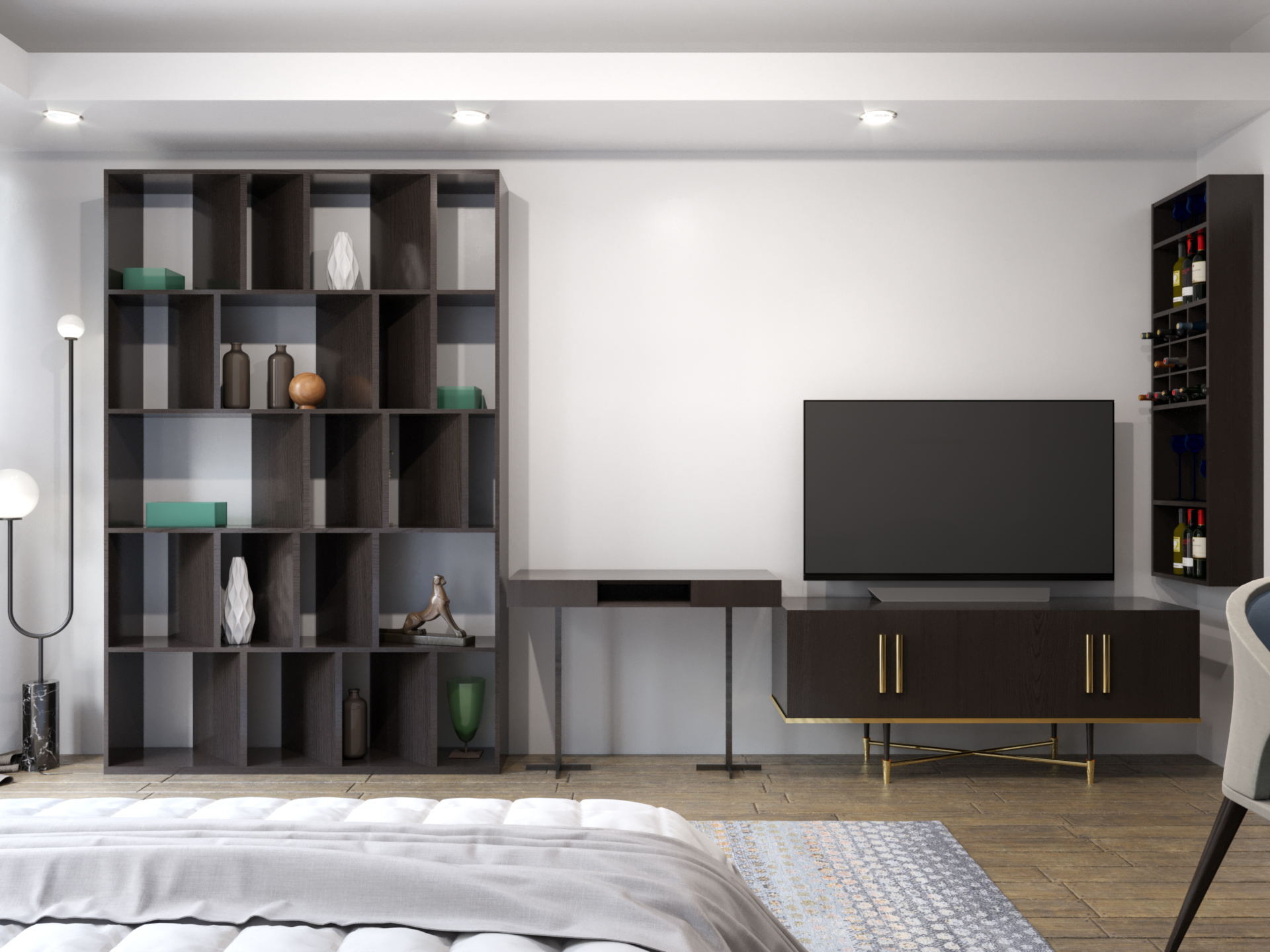 家具定制现代简约全屋整体空间客厅卧室厨房书房全屋整装定制