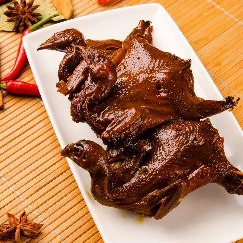 美食零食鹌鹑小鸟仙都板鸭湖南醴陵特产辣酱鸭肉零食