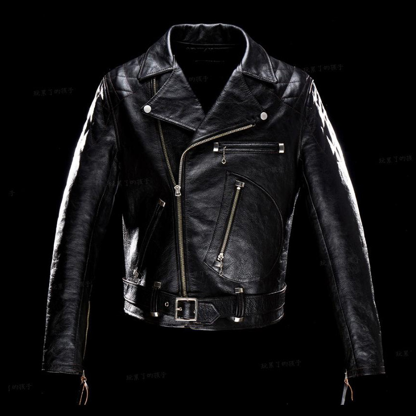 玩儿！J82机车皮衣！秋冬新款 古着新禧马皮皮衣男