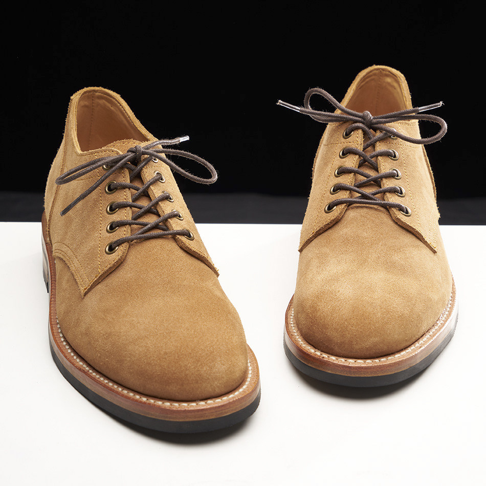 玩儿绅士行走翻毛牛皮手工手工制制作固特异休闲休闲皮鞋