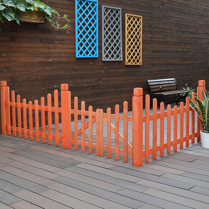 户外防腐木变压器护栏别墅围栏庭院栅栏室外园林木质栏杆篱笆围墙