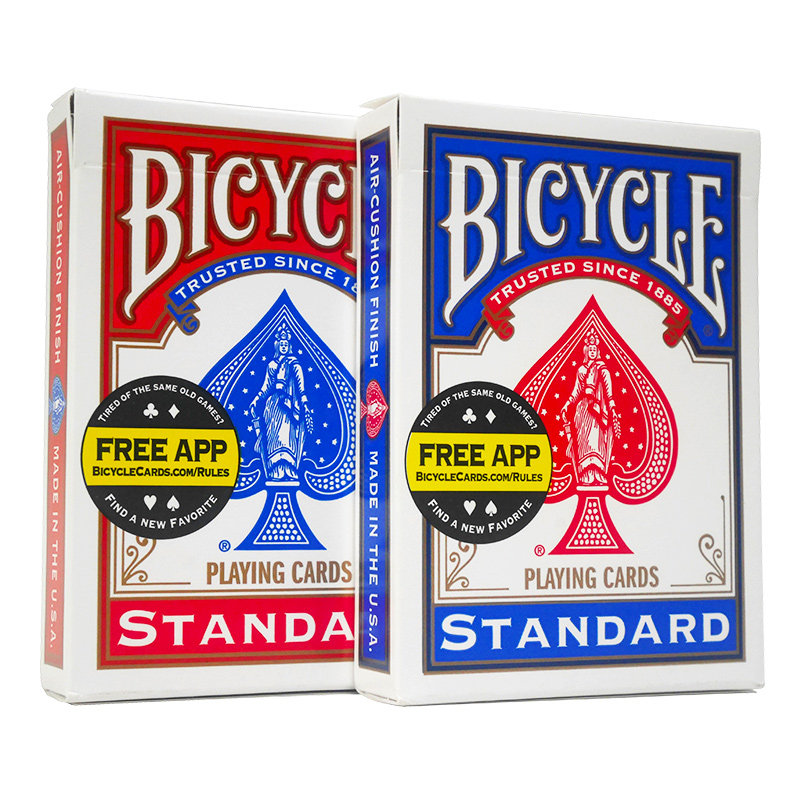 单车扑克牌魔术创意道具白面美国进口bicycle空白魔术道具