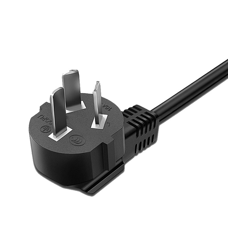 台式机家用电器直角220v10a伏品字尾电脑电源线带插头主机 显示器打印