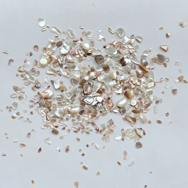 指甲亮片企鹅贝天然贝壳碎料碎片美甲工具贴片美甲工具