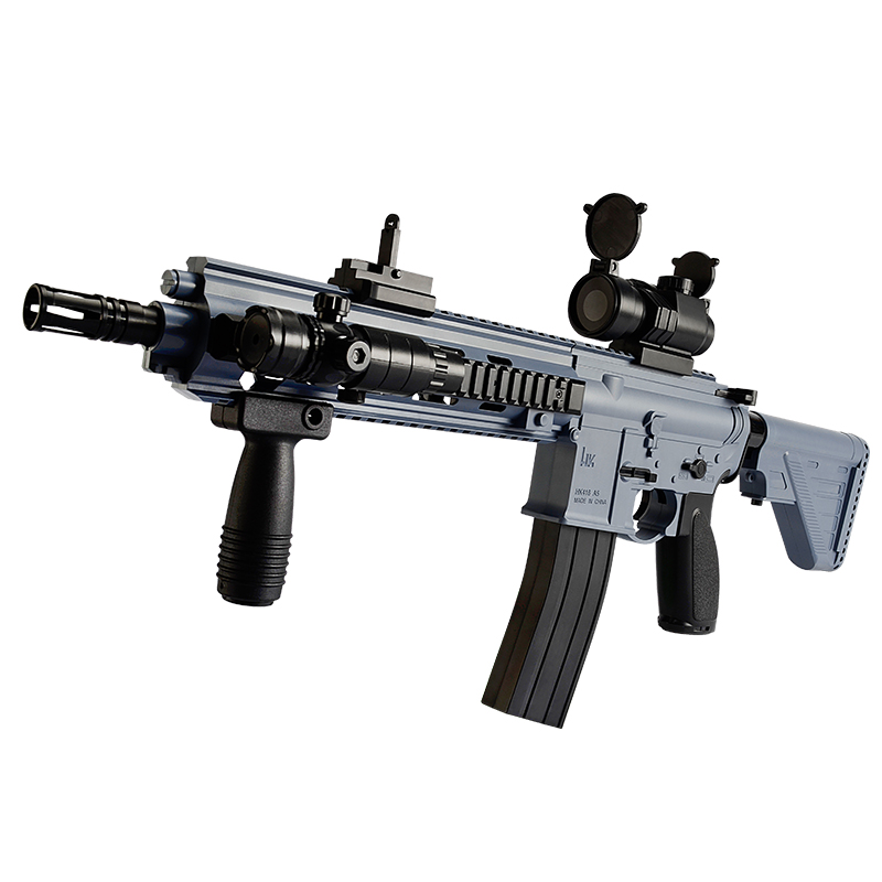 乐辉hk416下供弹水弹枪电动连发成人cs玩具枪m4改装水蛋枪儿童