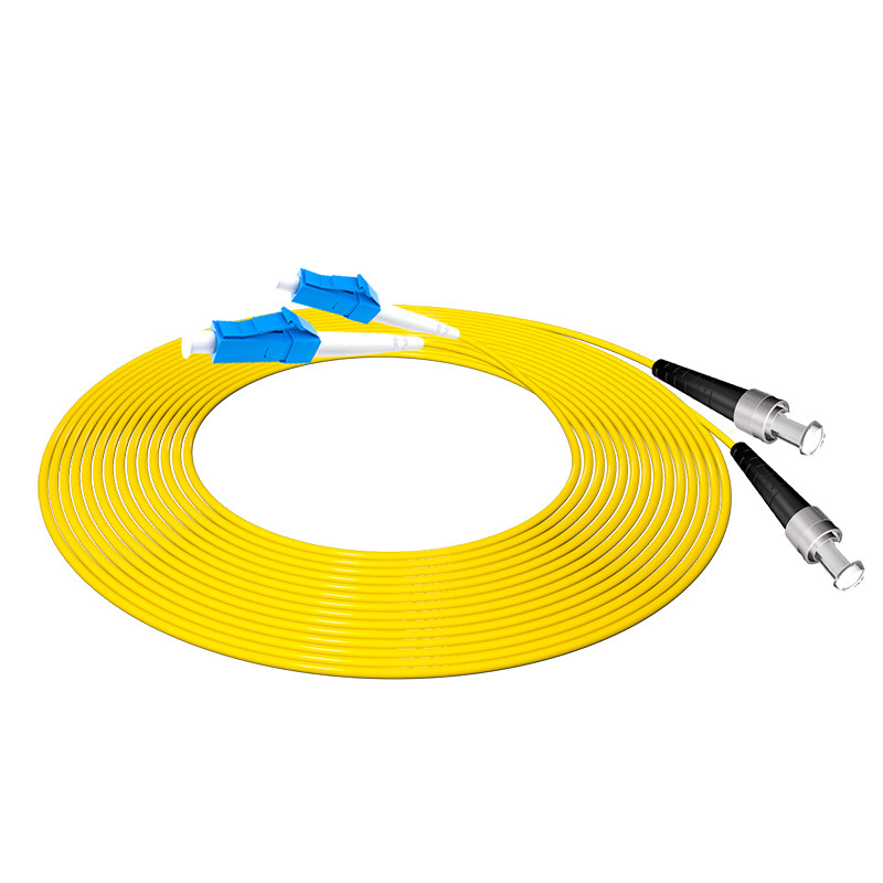 赐臻光纤跳线光钎尾纤3米单模光纤跳线网络级lc-st光纤线st-lc 3米5米